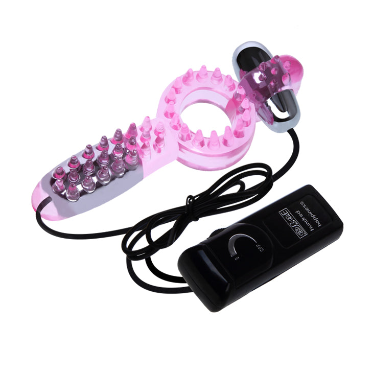 Baile Double Vibrators COUPLES Stretchy Cock Ring - Vibrating Cock Rings