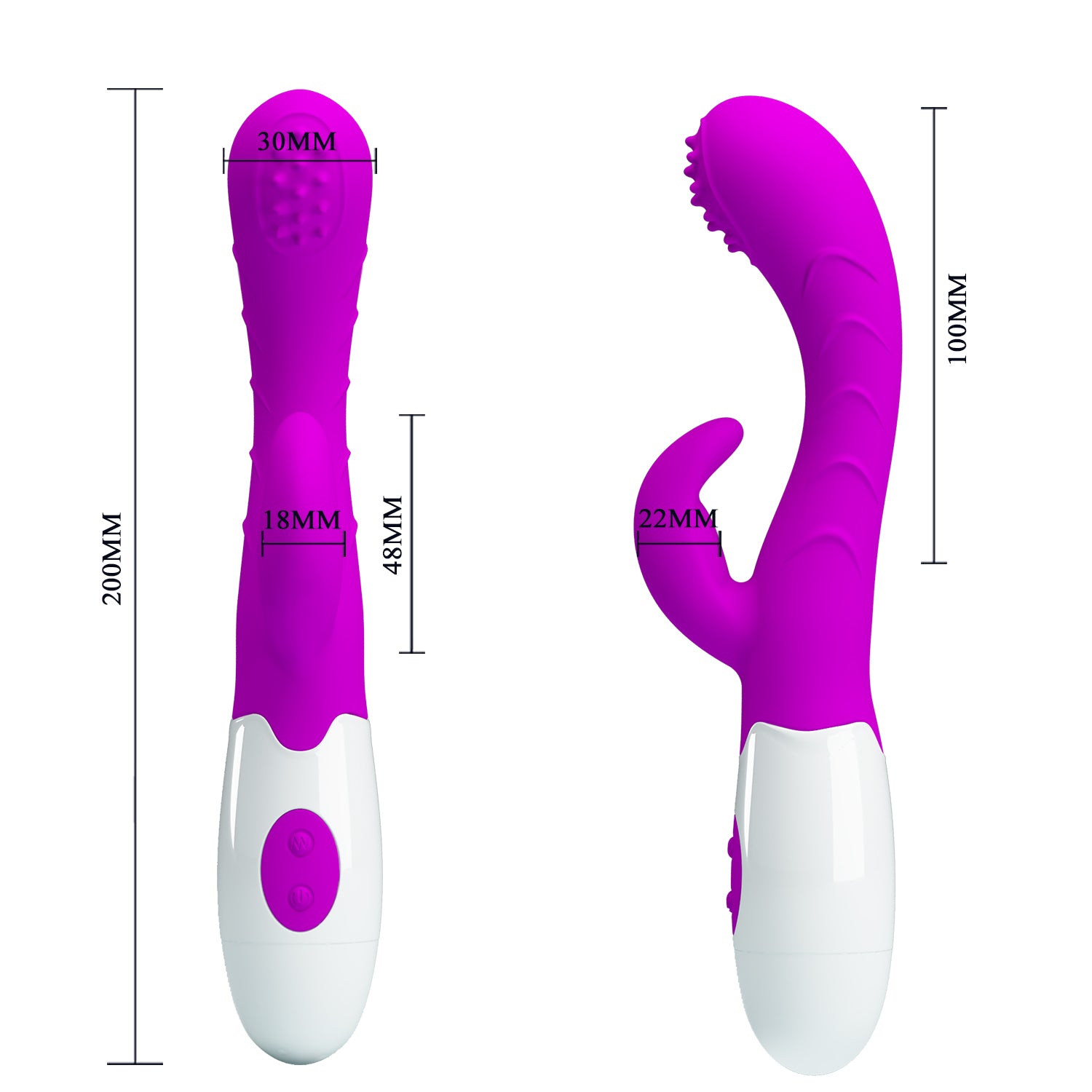 Baile Arthur G-Spot Silicone Rabbit Vibrator Rabbit Vibrators