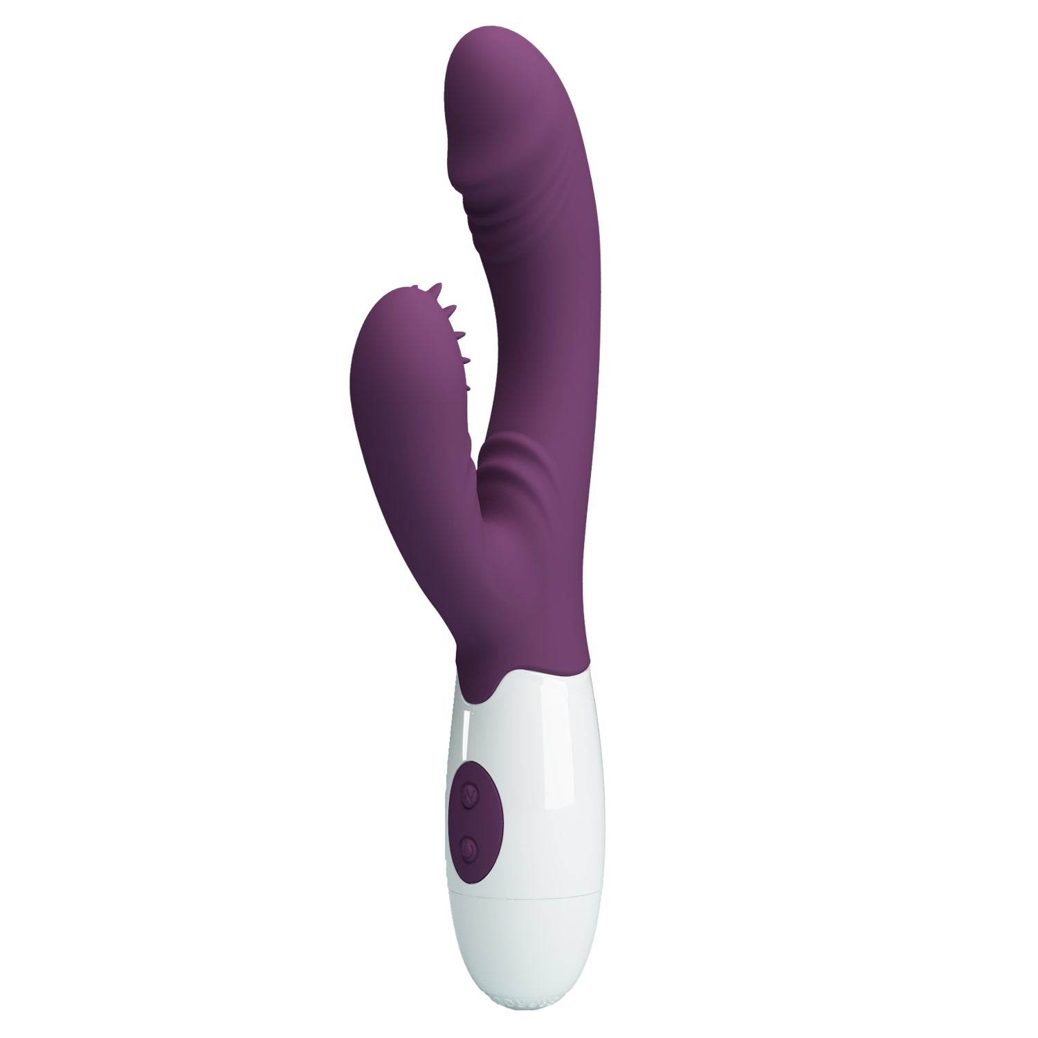 Pretty Love Andre Silicone Dual Rabbit Stimulator Purple Rabbit Vibrators
