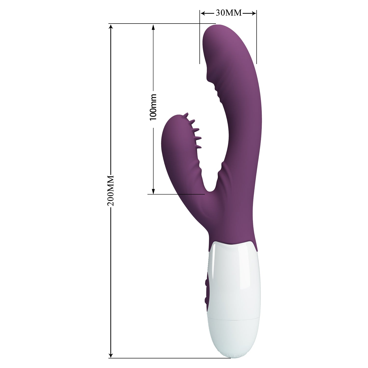 Pretty Love Andre Silicone Dual Rabbit Stimulator Rabbit Vibrators
