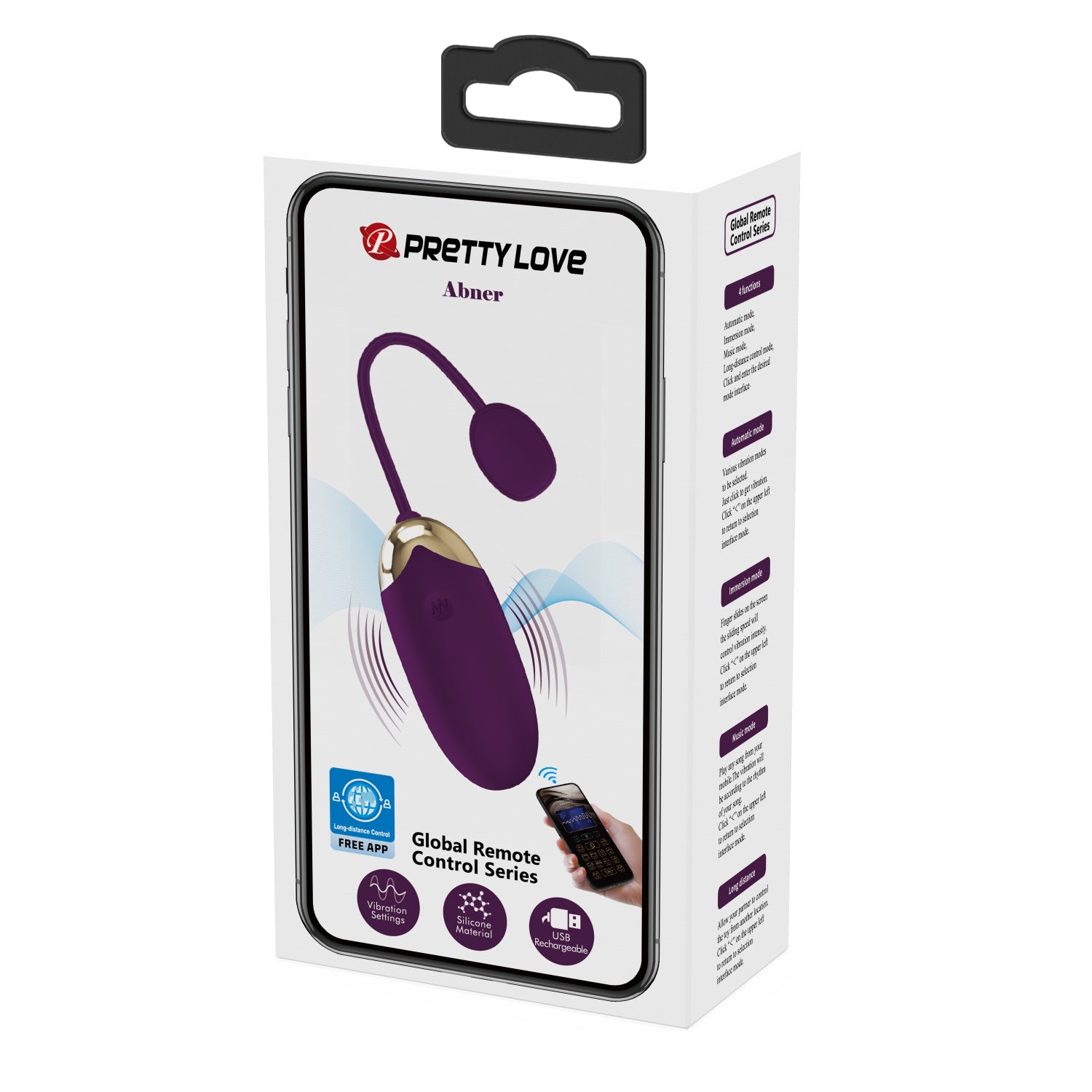 Baile App Control Abner Love Egg Vibrators Love Eggs and Kegel Exercisers
