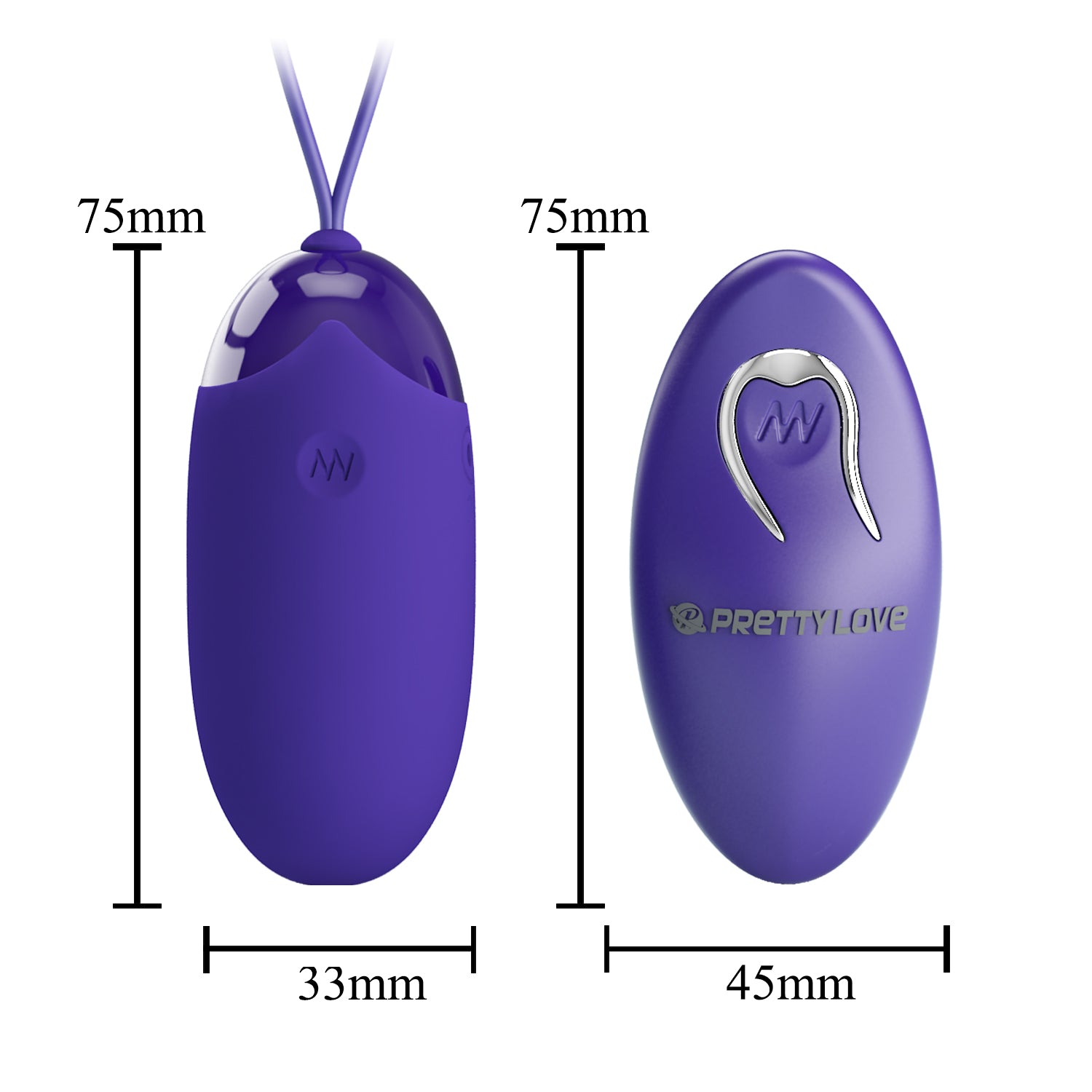 Baile Pretty Love Berger Youth Egg Vibrator Love Eggs and Kegel Exercisers