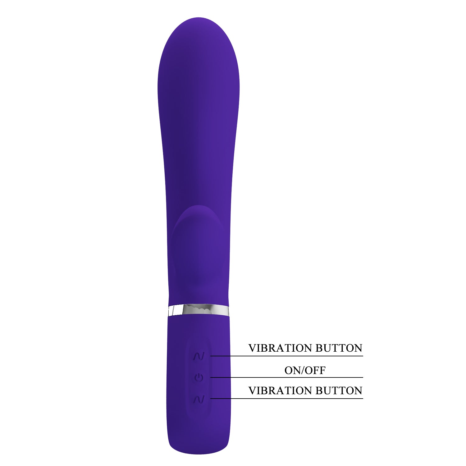 Baile Pretty Love THOMAS Soft Silicone Rabbit Vibrator Rabbit Vibrators
