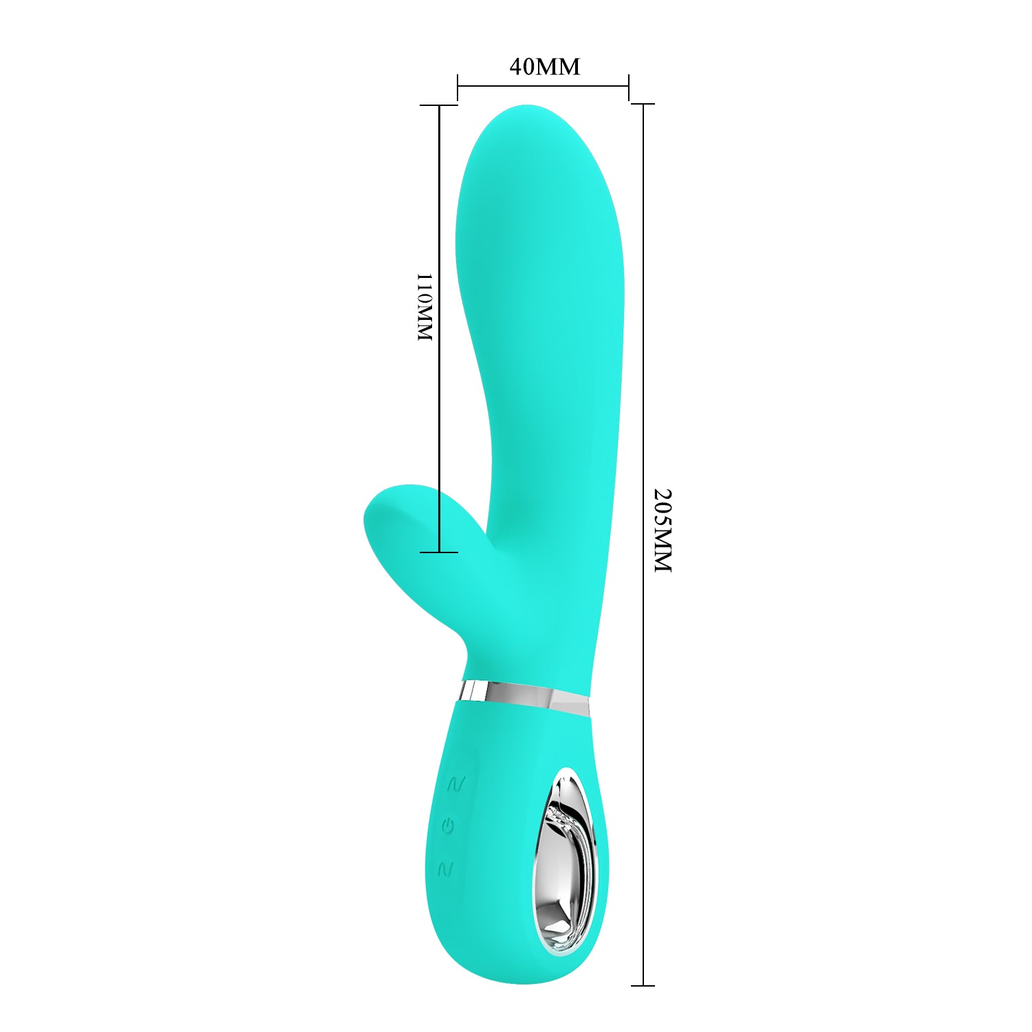 Baile Pretty Love THOMAS Soft Silicone Rabbit Vibrator Rabbit Vibrators
