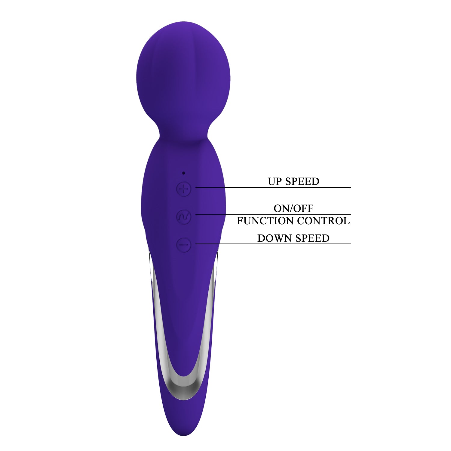 Baile Pretty Love WALTER Super Soft Silicone Wand Massager Body Wands