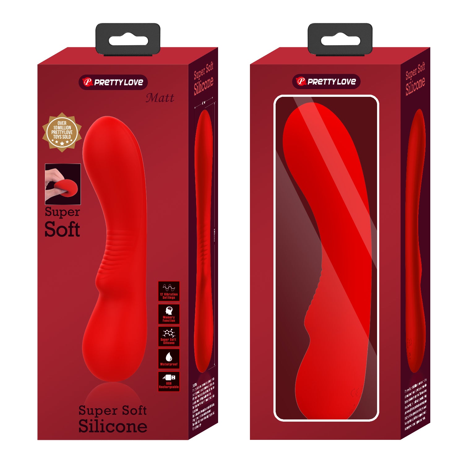 Baile Pretty Love Matt 12 Functions G-Spot Vibrator G-Spot Vibrators