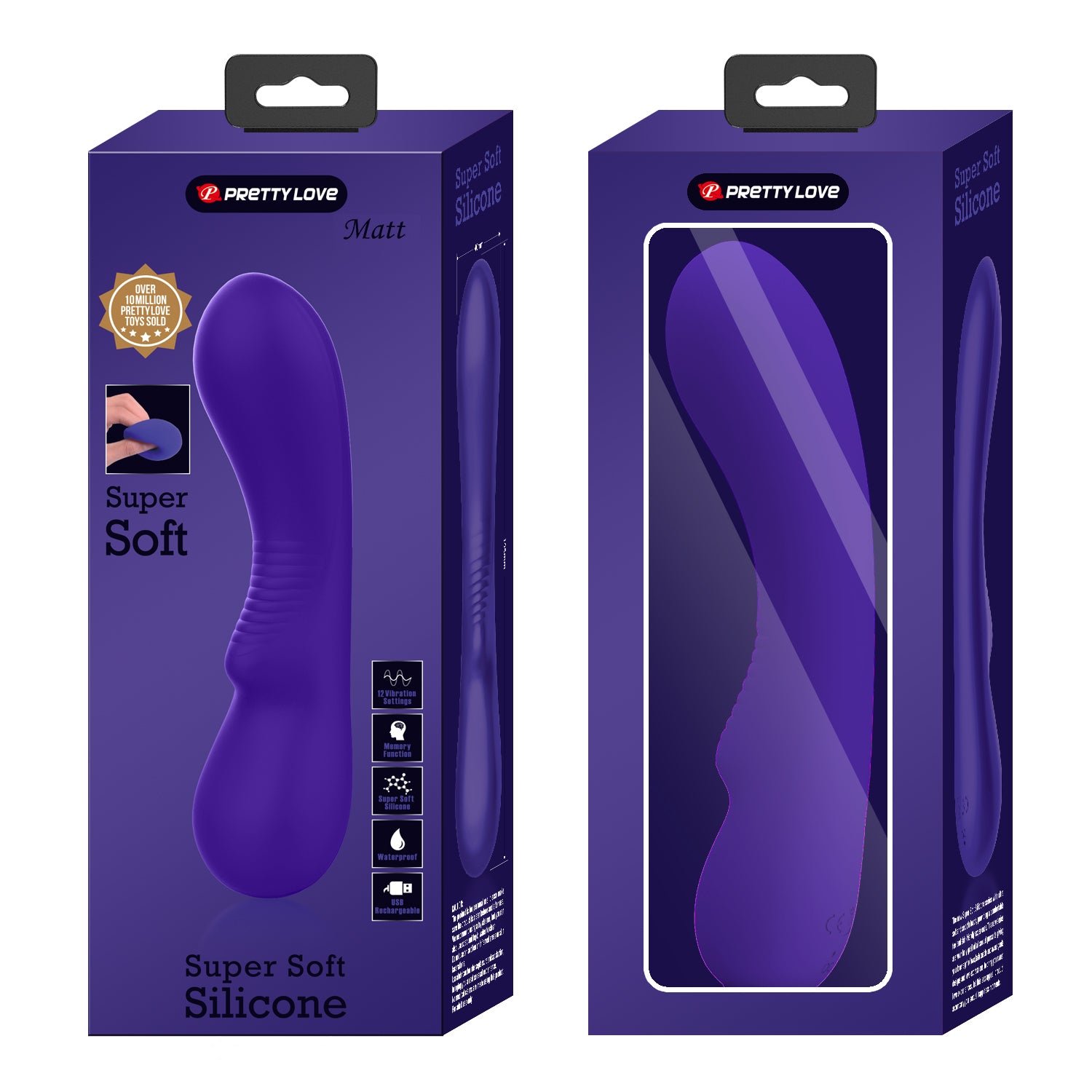 Baile Pretty Love Matt 12 Functions G-Spot Vibrator G-Spot Vibrators