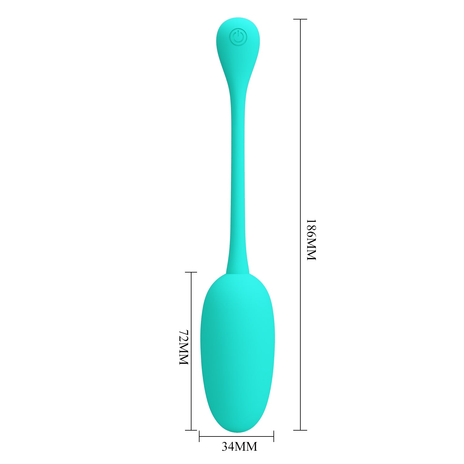 Baile Pretty Love KNUCKER Silicone Egg Vibrator Love Eggs and Kegel Exercisers