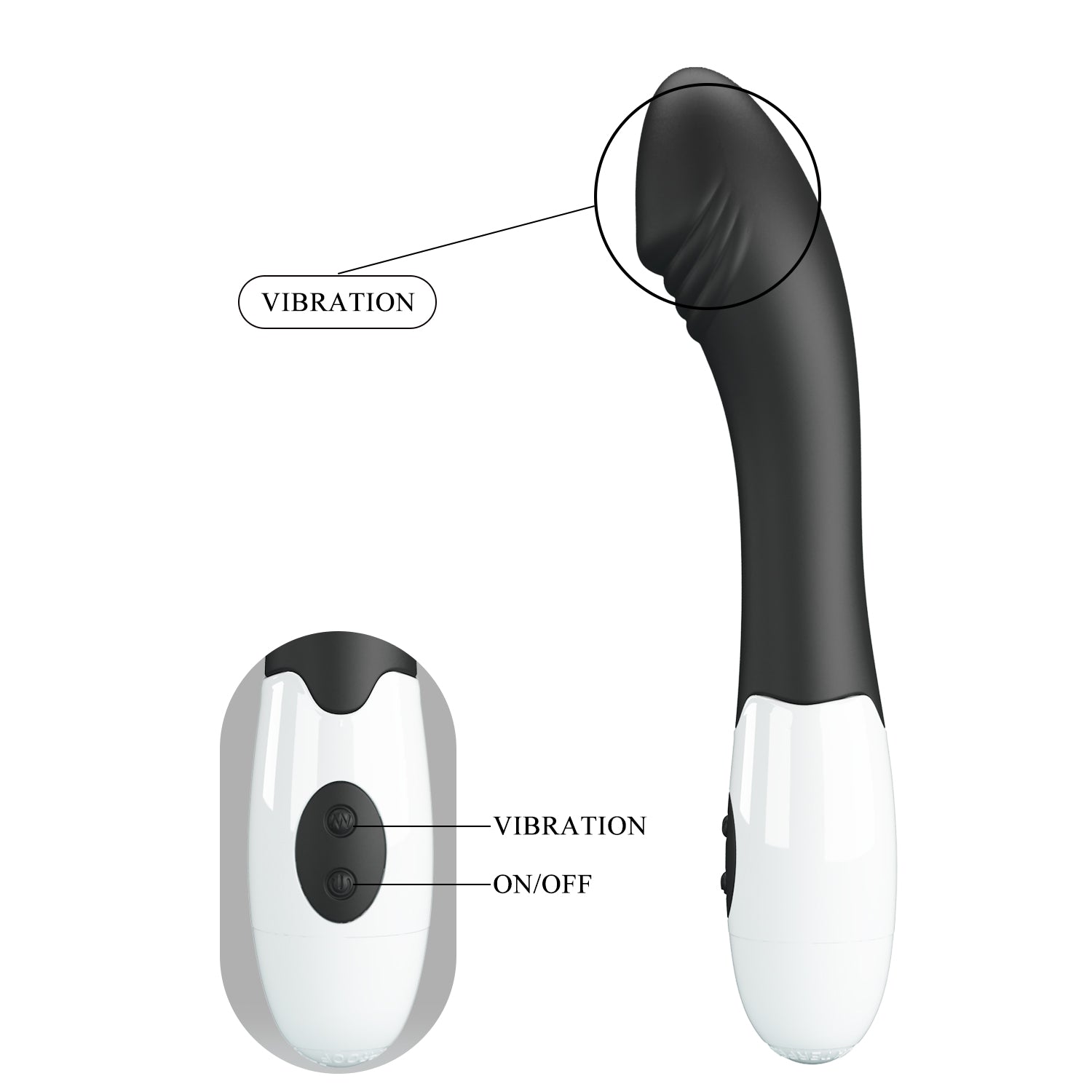 Pretty Love Elemental 30 Functions Silicone G Spot Vibrator G-Spot Vibrators