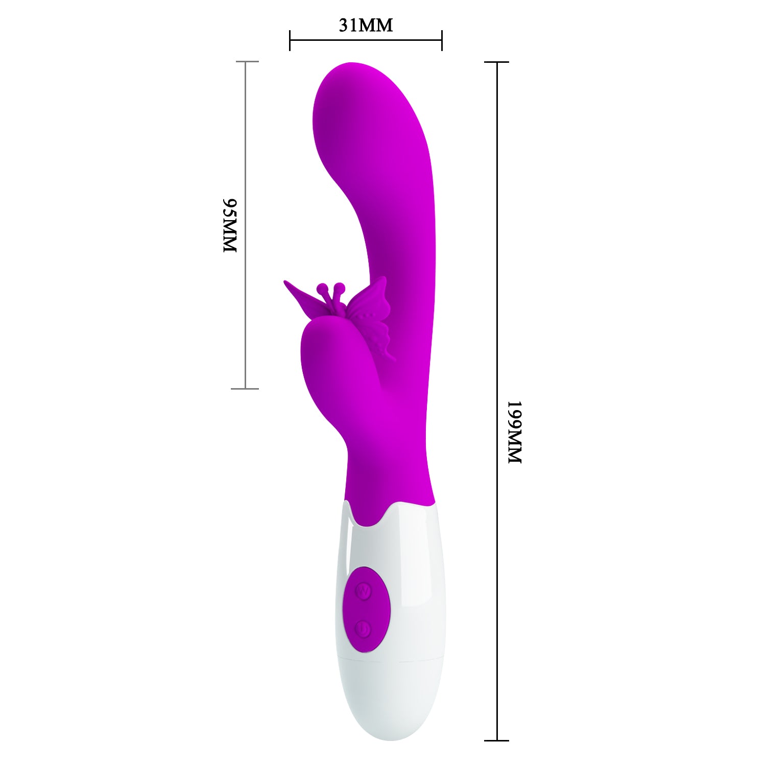 Pretty Love Butterfly Kiss 30 Functions Rabbit Vibrator Rabbit Vibrators