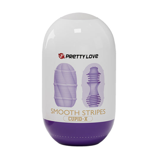 Baile Smooth Stripes Cupid X Male Masturbator Sleeve - Masturbators and Strokers