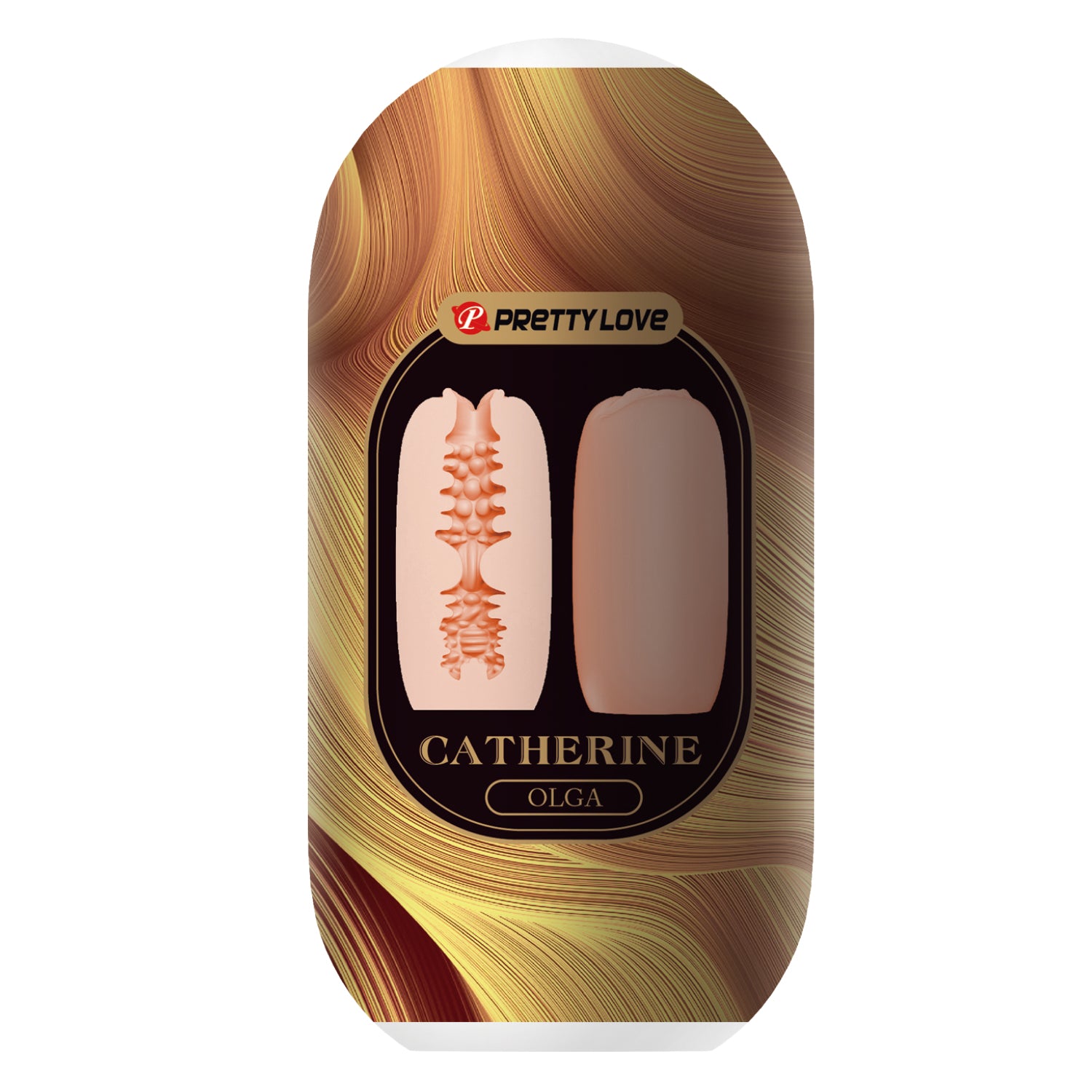 Pretty Love Catherine Olga Egg Masturbator Peach Masturbators and Strokers