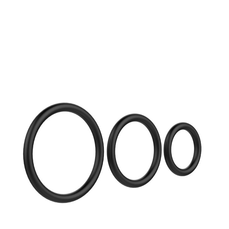 Baile Pretty Love RUBBER SET Mens Cock Ring Set Cock Ring Sets