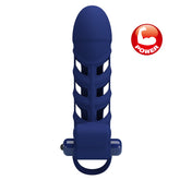 Pretty Love Altaf Powerful Vibrating Cock Ring Navy Blue Vibrating Cock Rings