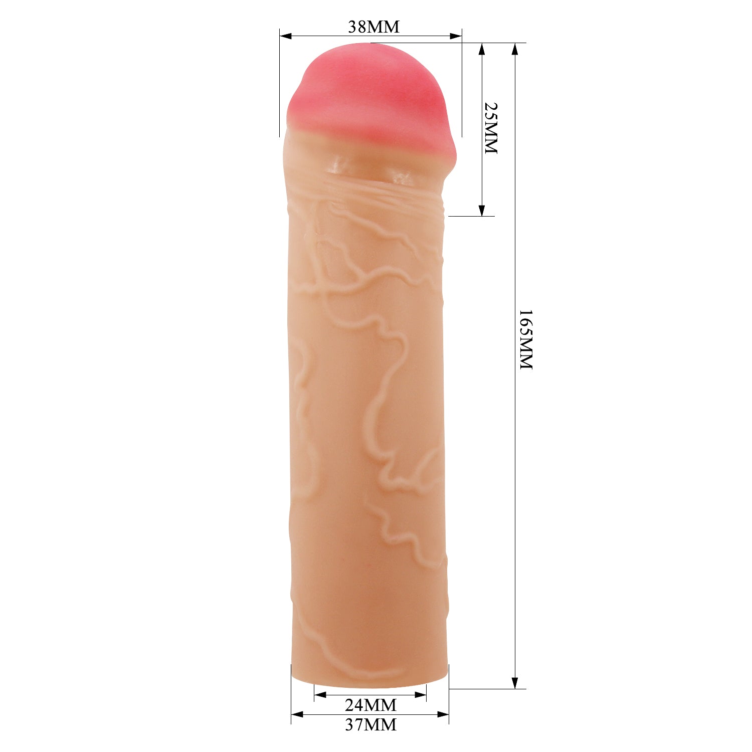 Party Up OSCAR 1 Inch Penis Extender Sleeve Penis Sleeves and Extenders