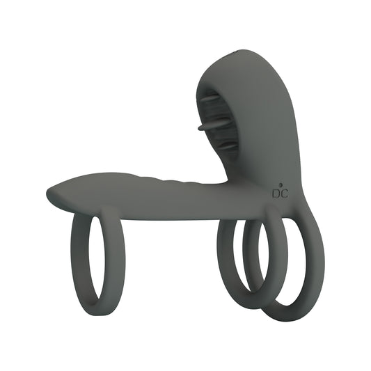 Pretty Love Jammy Master Vibrating Cock Ring Grey Vibrating Cock Rings