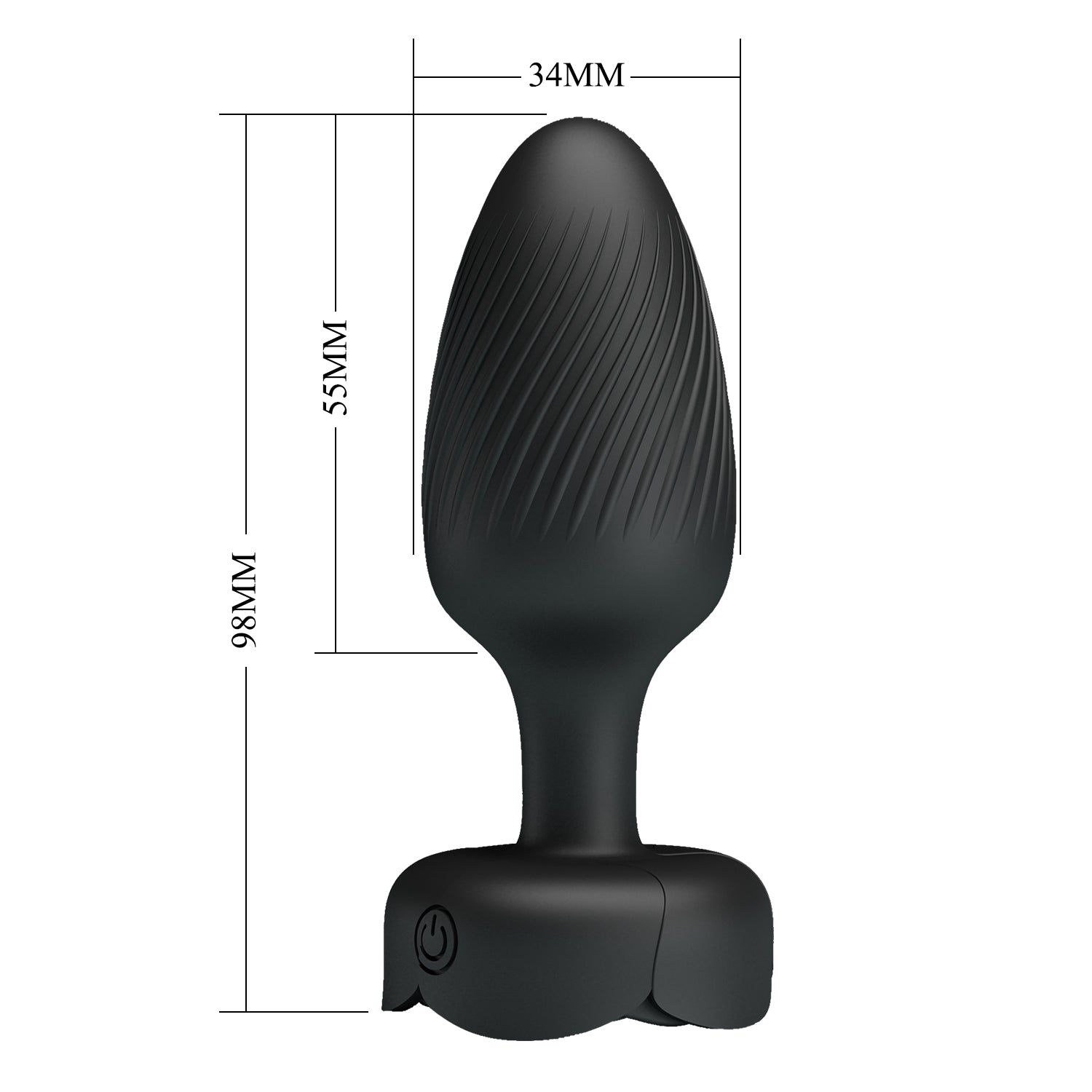 Baile Osborn Light-Up Vibrating Anal Play Plug Butt Plugs
