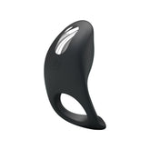 Party Up KING USB Rechargeable Mens Cock Ring Black Vibrating Cock Rings