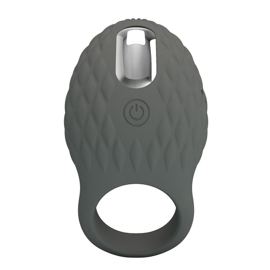 Pretty Love Master Ring Helious Vibrating Cock Ring Grey - Vibrating Cock Rings