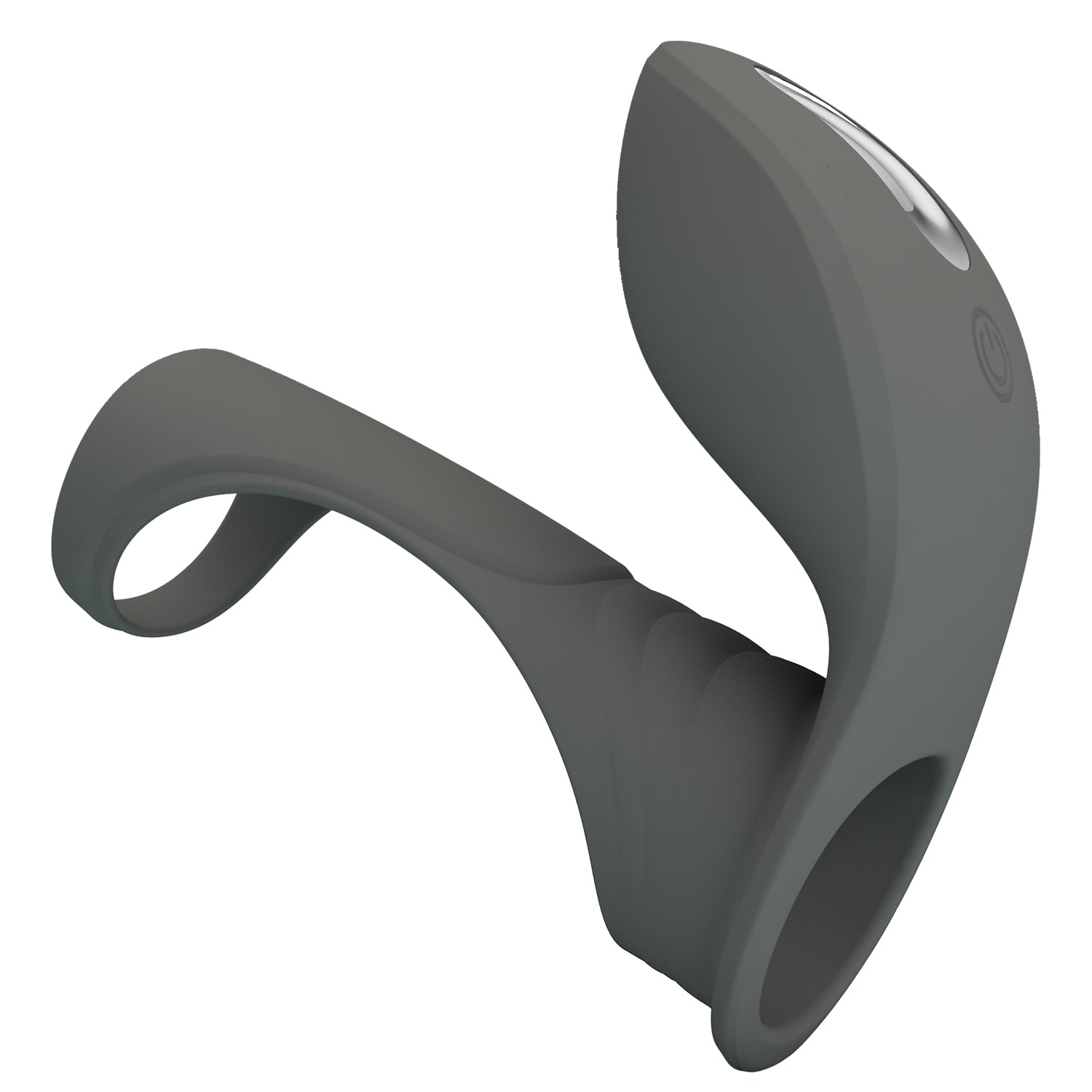 Pretty Love Cirrus Master Rechargeable Penis Ring Grey Vibrating Cock Rings