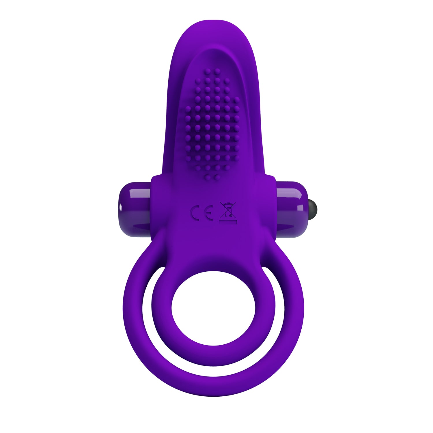 Pretty Love 10 Functions Mens Vibrant Penis Ring Purple Vibrating Cock Rings