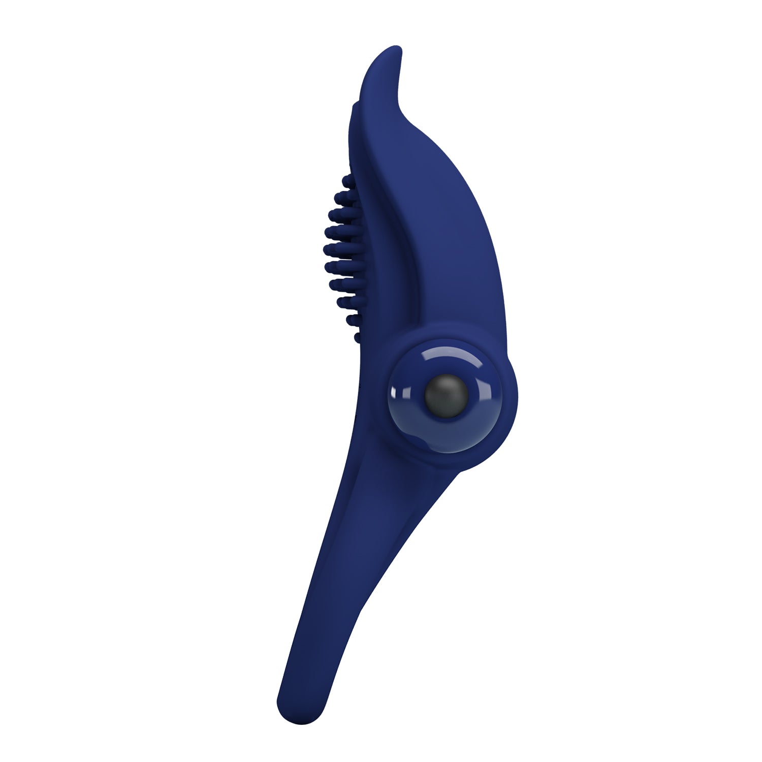 Pretty Love Bronson Silicone Vibrating Cock Ring Navy Blue Vibrating Cock Rings