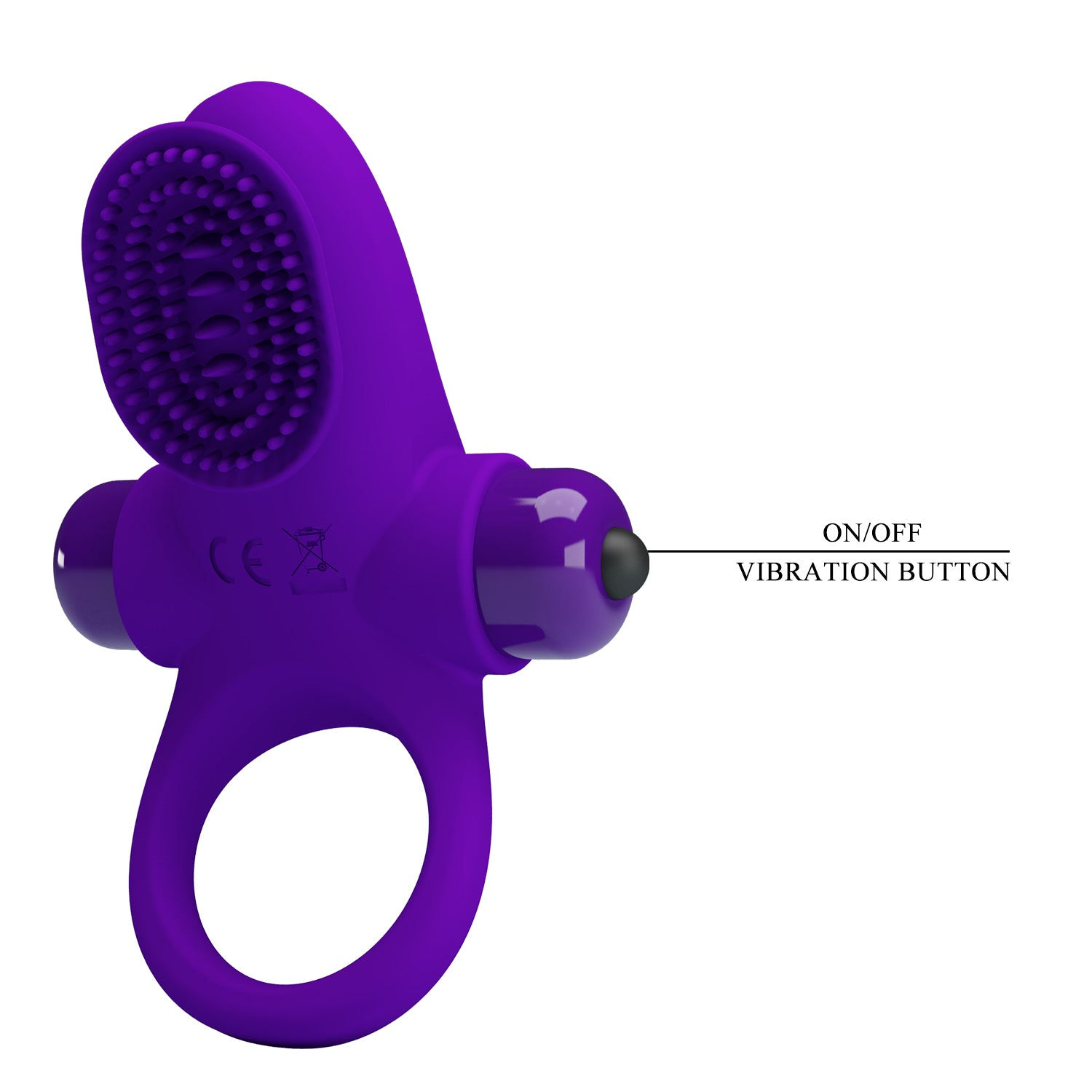 Pretty Love 10 Functions Silicone Vibrant Penis Ring II Vibrating Cock Rings