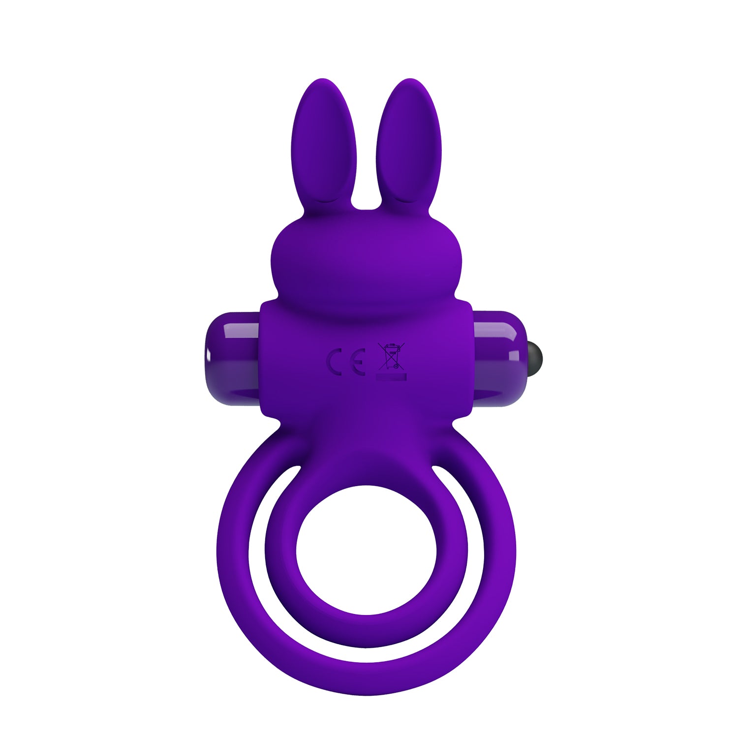 Pretty Love 10 Functions Silicone Vibrant Penis Ring III Purple Vibrating Cock Rings