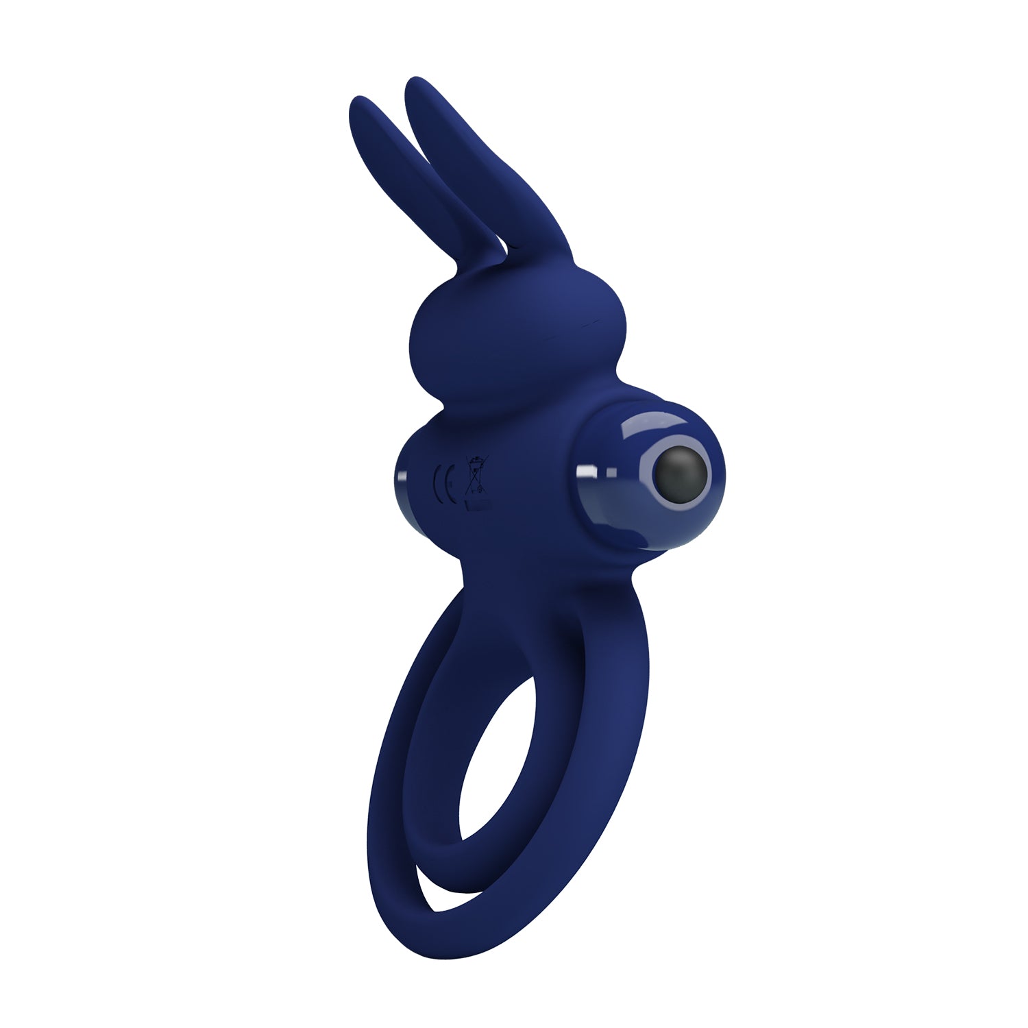 Pretty Love Darey Powerful Vibrating Dick Ring Navy Blue Vibrating Cock Rings