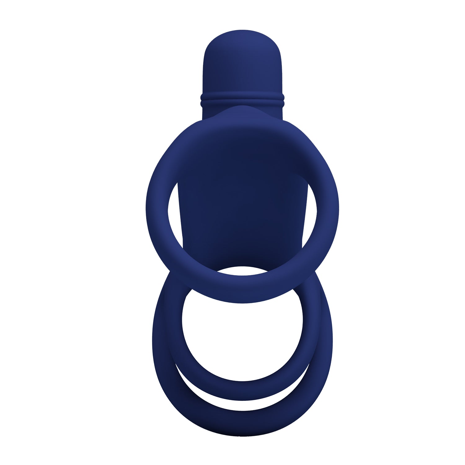 Pretty Love Elish Powerful Male Penis Ring Navy Blue Vibrating Cock Rings