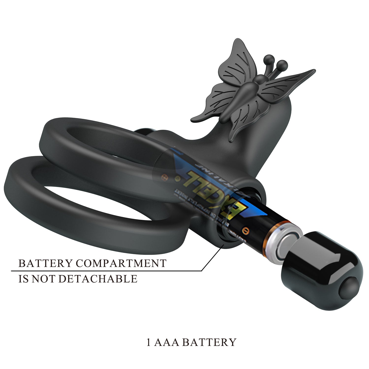 Pretty Love Vibrating Passionate Silicone Cock Ring IX Vibrating Cock Rings