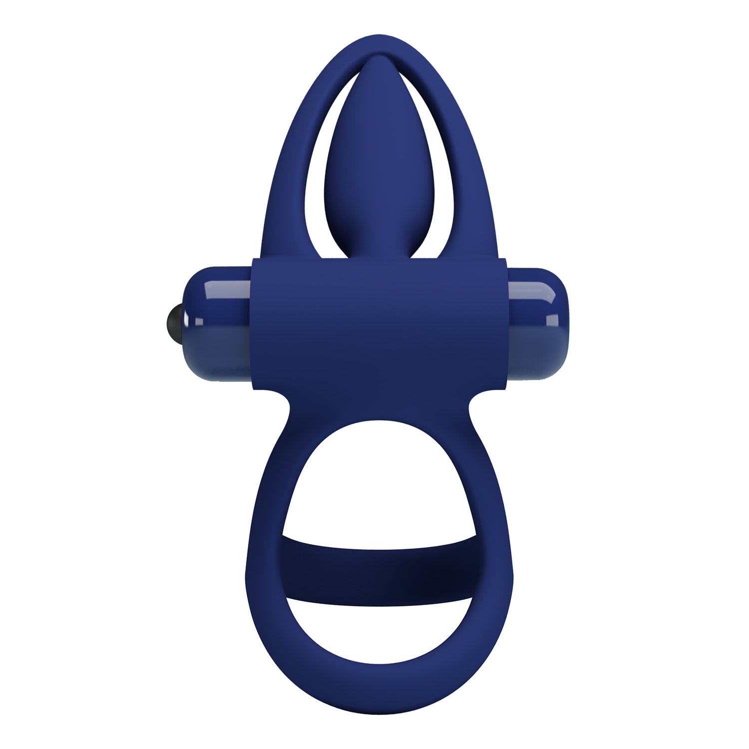 Pretty Love Mat 10 Functions Vibrating Cock Ring Navy Blue Vibrating Cock Rings
