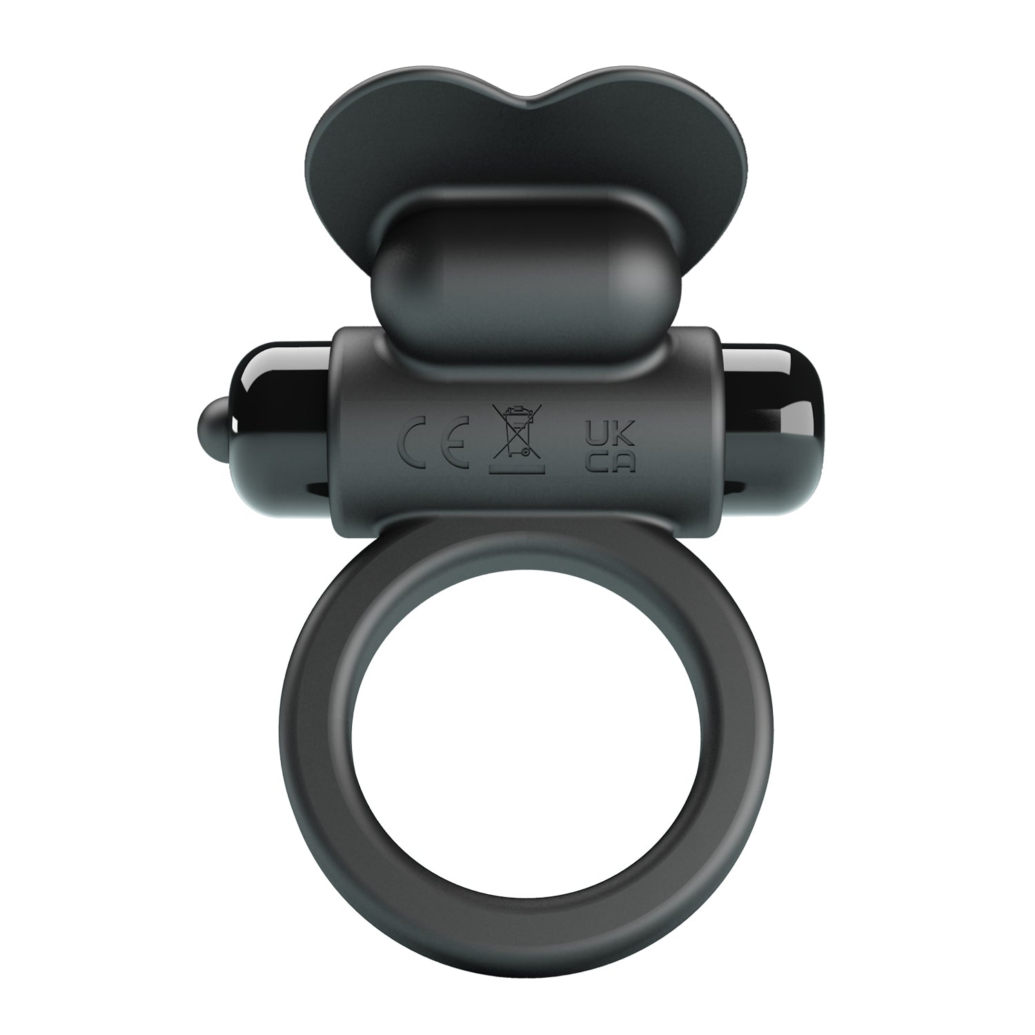 Baile Debonaire Vibrant Silicone Penis Ring Black Vibrating Cock Rings