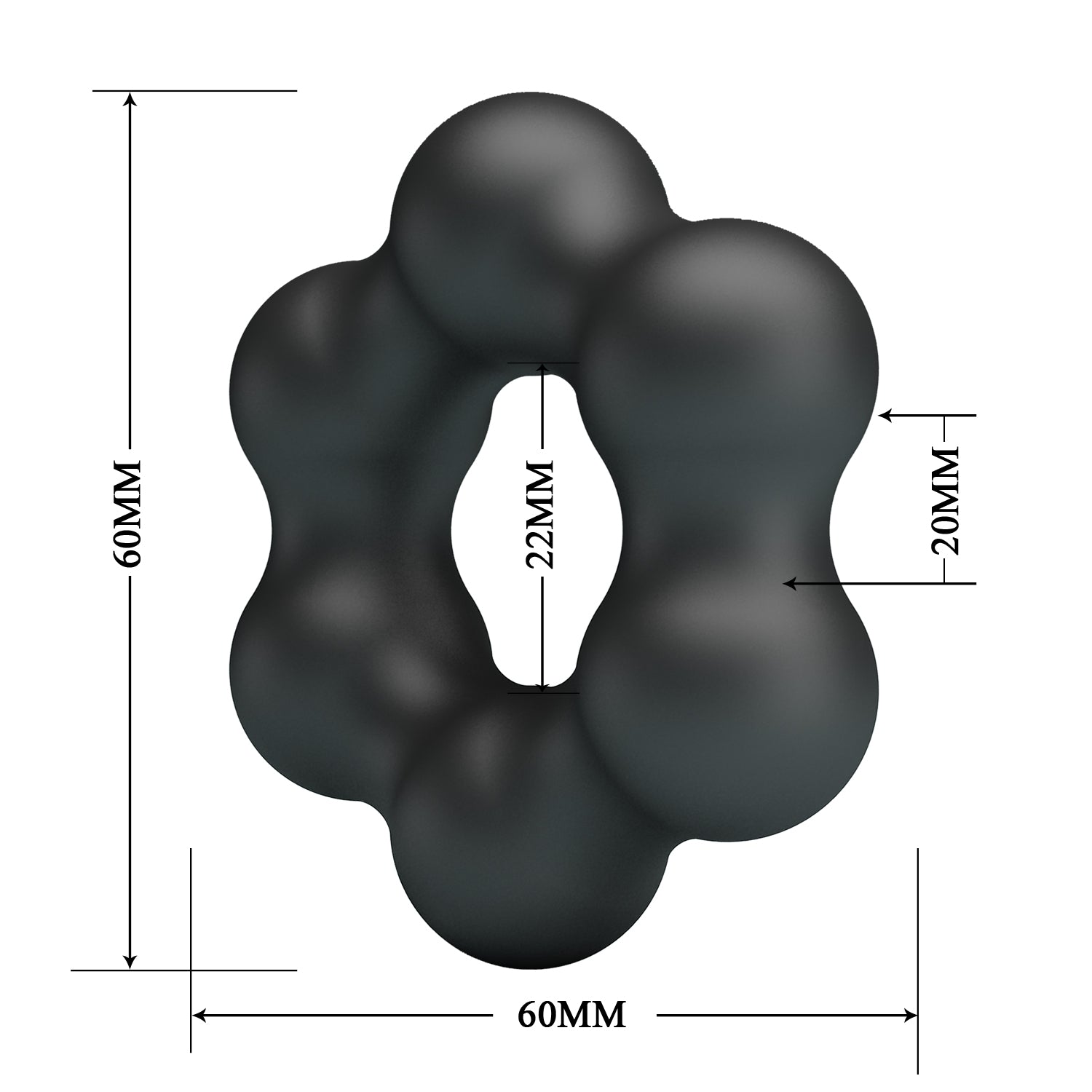 Baile Clauzell Super Soft Silicone Cock Ring No.10 Stretchy Cock Rings