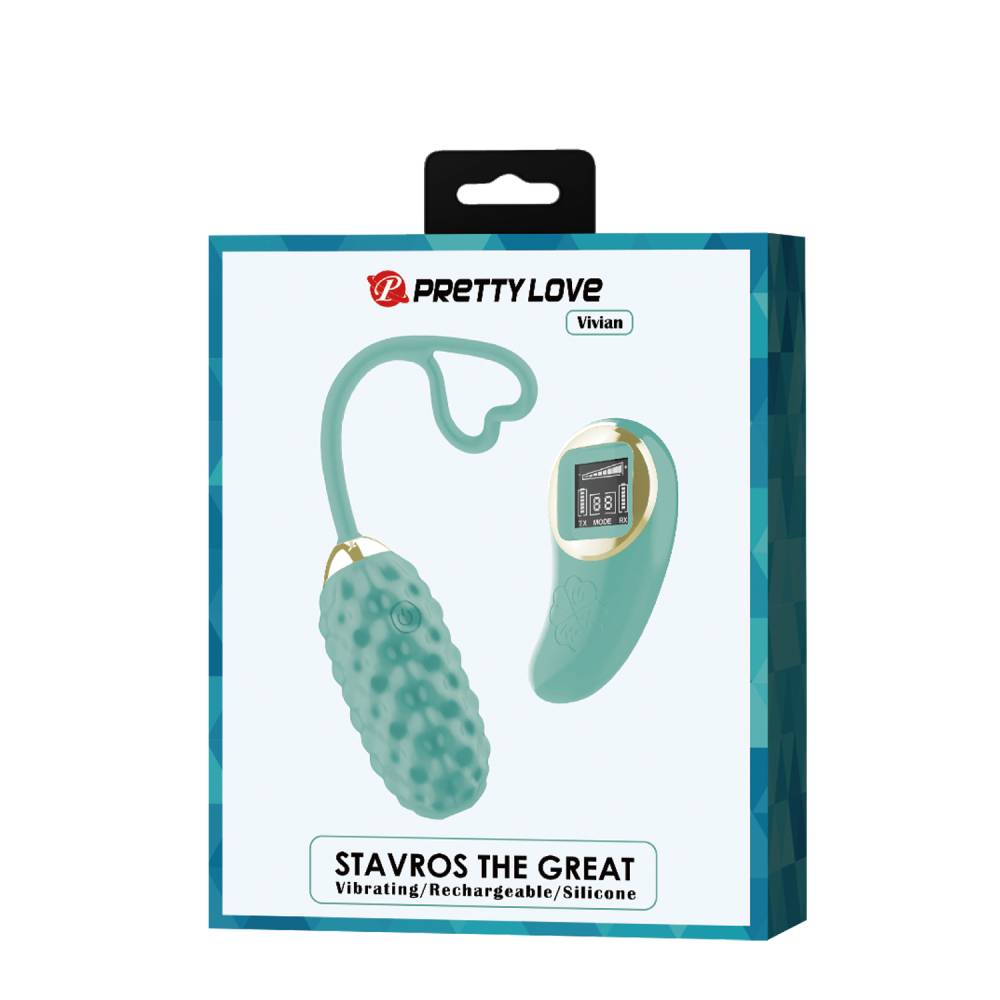 Stavros The Great Vivian Remote Control 10 Functions Vibrating Love Egg Love Eggs and Kegel Exercisers