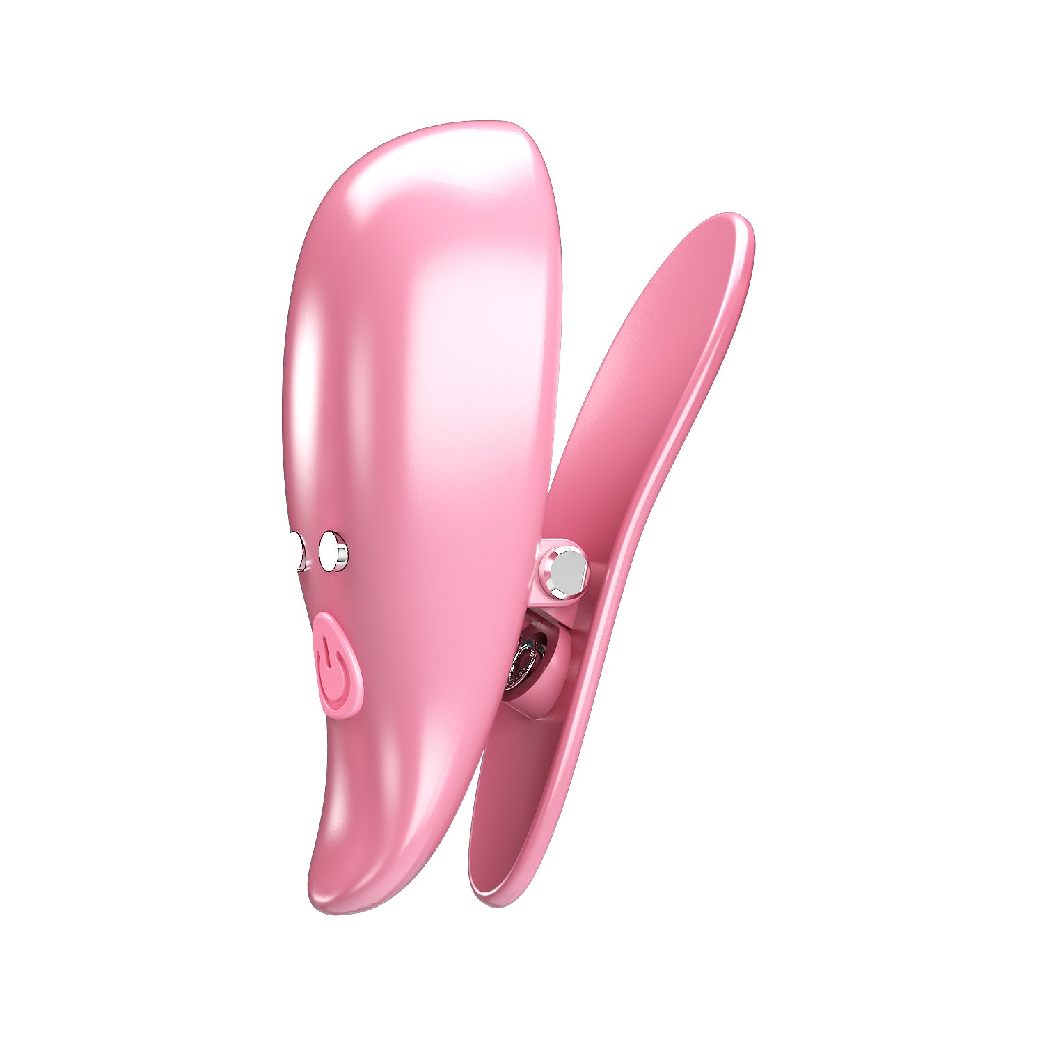Pretty Love Leaf Vibrating Nipple Clamps Pink Nipple and Clit Clamps