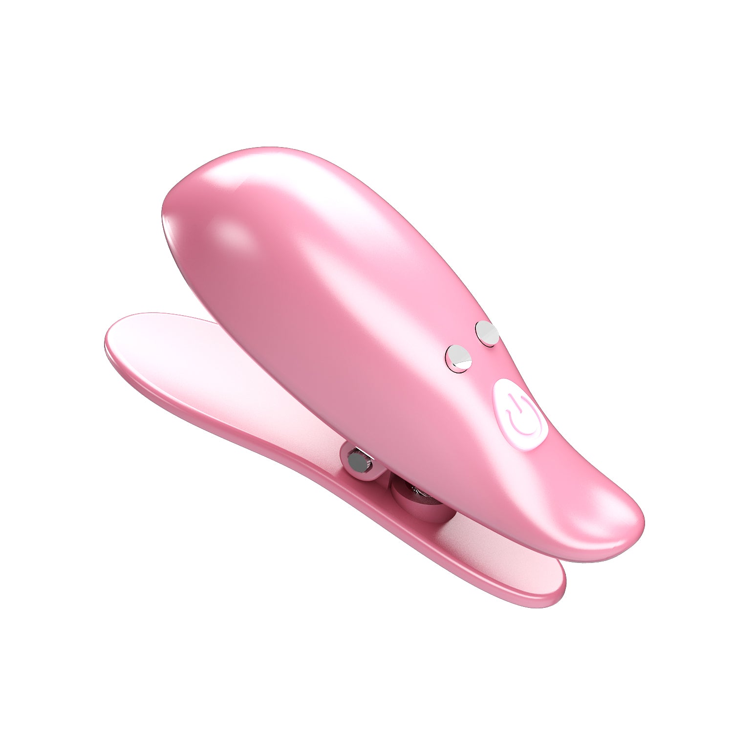 Pretty Love Leaf Vibrating Nipple Clamps Pink Nipple and Clit Clamps
