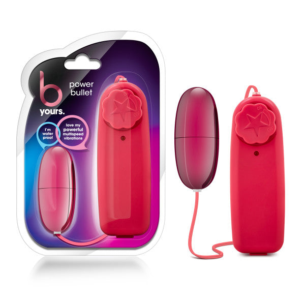 Blush Novelties B Yours 5.3 cm Multi Speed Power Bullet Vibrator Bullet Vibrators