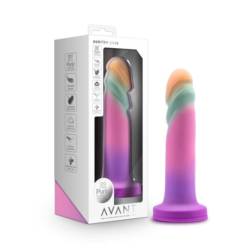 Blush Novelties Avant Sunrise Gaze Sherbet Realistic Dildo 19cm Realistic Dildos