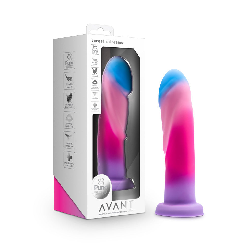 Blush Novelties Avant Borealis Dreams Cotton Candy Realistic Dildo 19.7cm Realistic Dildos
