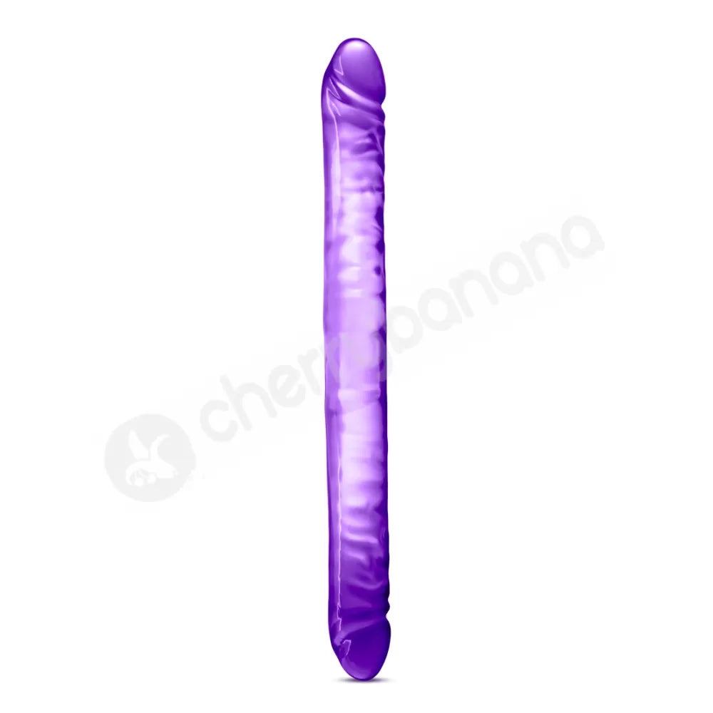 B Yourss Double Ender Realistic Dildo Purple 18 Inch Double Ender