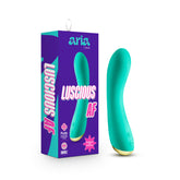 Blush Novelties Aria Luscious AF USB Rechargeable G Spot Vibrator Teal G-Spot Vibrators