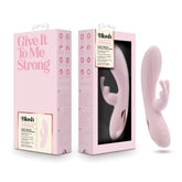 Blush Novelties Morgan USB Rechargeable Rabbit Vibrator Pink Rabbit Vibrators