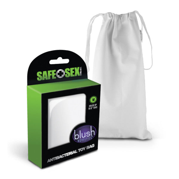 Blush Novelties Safe Sex Antibacterial Toy Storage Bag Medium Vibrator Accessories