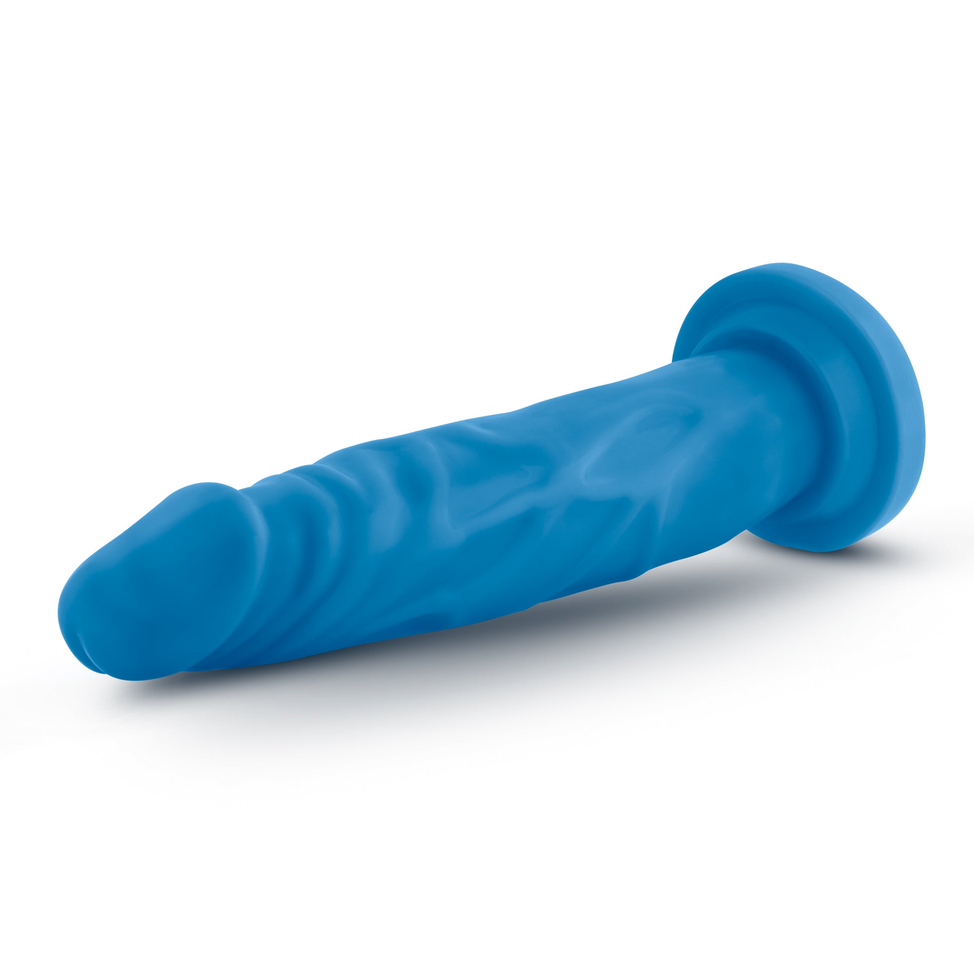 Blush Novelties Neo Dual Density Realistic Cock 19cm Neon Blue Realistic Dildos