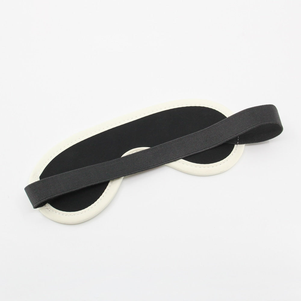 Love In Leather Black & Glow in The Dark Blindfold Masks And Blindfolds