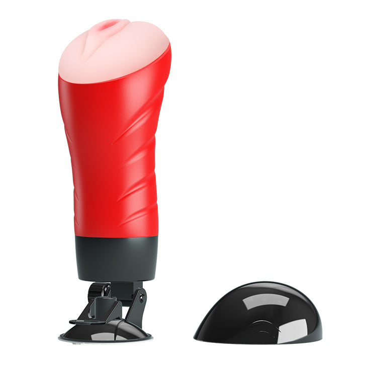 CRAZY BULL DELIA Suction Base Vibrating Vagina Stroker Masturbators and Strokers