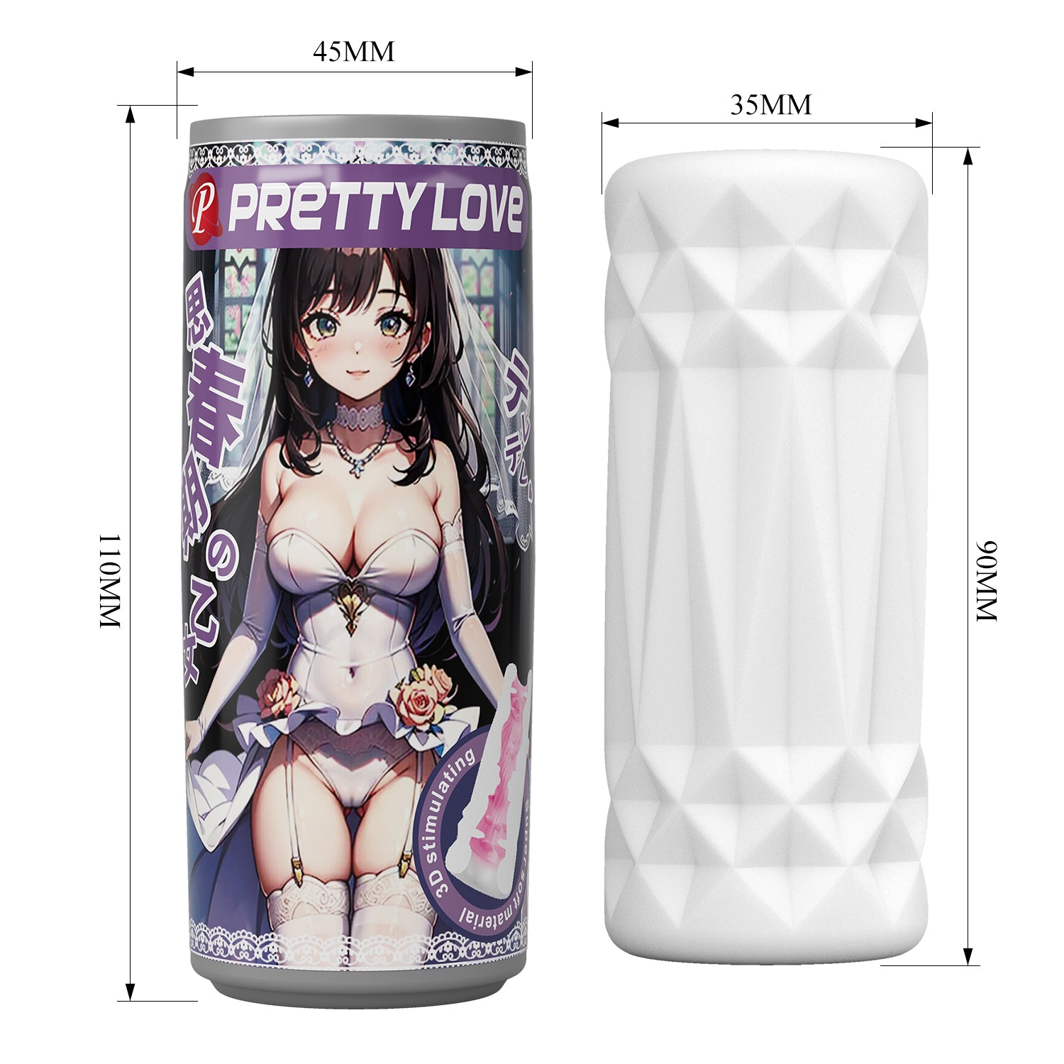 Pretty Love Super Soft Anime Can Male Masturbator Masturbators and Strokers