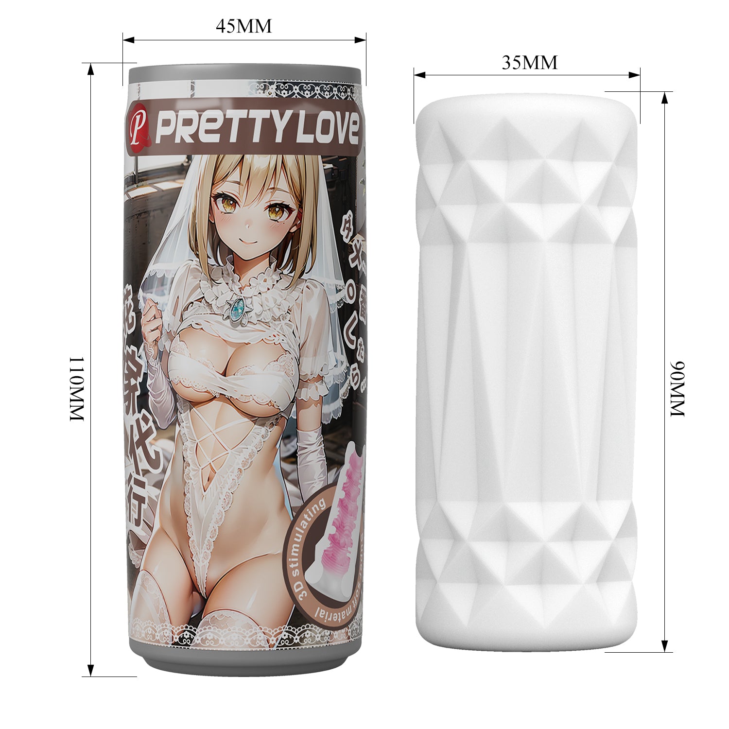 Pretty Love Super Soft Anime Can Male Masturbator Masturbators and Strokers
