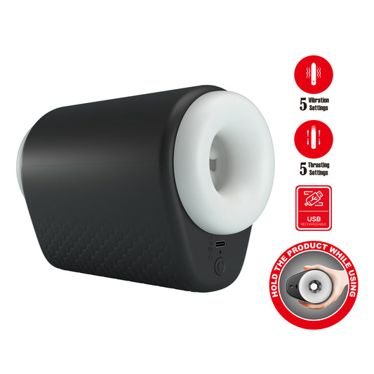 Baile DJ Girl Perfect Vibrating Male Stroker - Masturbators and Strokers